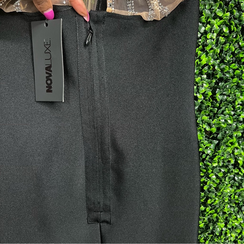 FASHION NOVA | Lina Embellished Bandage Mini Dress - Picture 13 of 15
